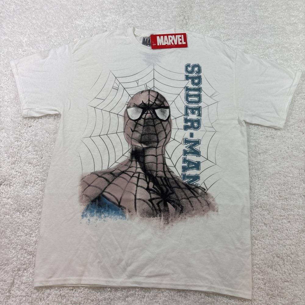 Marvel Spiderman Men's T Shirt White